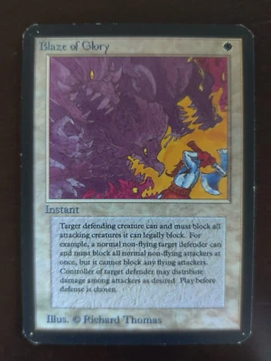 Blaze of Glory Alpha mtg magic the gathering rare nm- - Image 1 of 2