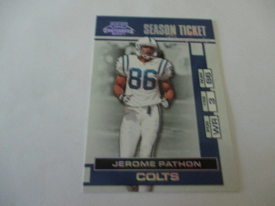 2001 Contenders Season Ticket Jerome Pathon Card #37 Serial #53/100 - Image 1 of 1
