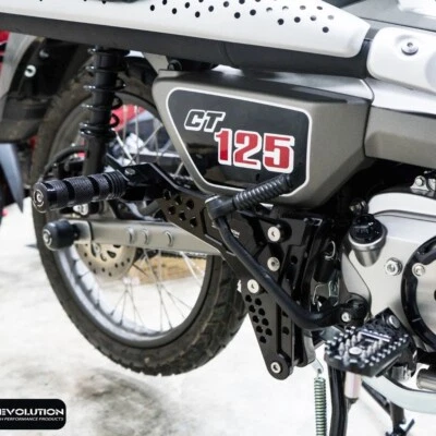 P9 Honda Ct125 Rear Foot Pegs Footrest Passenger Trail Hunter Cub 2020-22 Set Foto 1 de 4