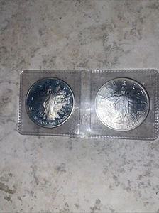1989-S Congress Bicentennial $1 Proof Along With The Denver Mint Coin - Picture 1 of 2