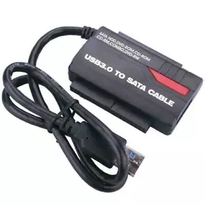 USB 3.0 to 2.5” 3.5” 5.25” IDE SATA Hard Drive HDD Converter Docking L9H8 R W6W9 - Picture 1 of 8