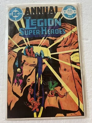 Legion of Super Heroes Annual 3  DC Comics 1984  FN + / VF -  7.0 - 7.5 Darkseid - Image 1 of 4