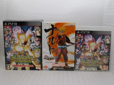 PS3 Narutimate Storm Revolution LaLaBit Market Limited w/ Naruto Figure Japan - Image 1 of 4