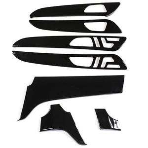 Juego de molduras interiores negro BRILLANTE adecuado para Mercedes GLE W166 / GLS X166 - Imagen 1 de 16