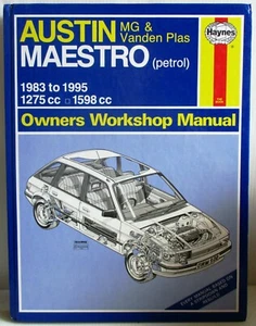 Haynes Austin Maestro MG Vanden Plas 1983-1995 Propietario Taller Manual - Usado - Imagen 1 de 7