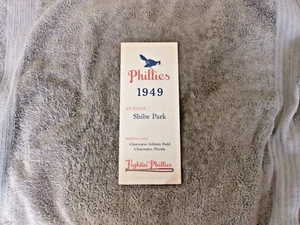 1949 PHILADELPHIA PHILLIES MEDIENFÜHRER Jahrbuch ROSTER RICHIE ASHBURN Programm AD - Bild 1 von 4