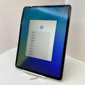 Apple iPad Pro 12.9" 4th Gen. 1TB - Space Gray (Unlocked) A2069 - CRACKED SCREEN - Picture 1 of 10