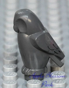 NEW Lego Minifig Blank GRAY OWL - Harry Potter Pet Animal - Angular Plain Bird - Picture 1 of 1