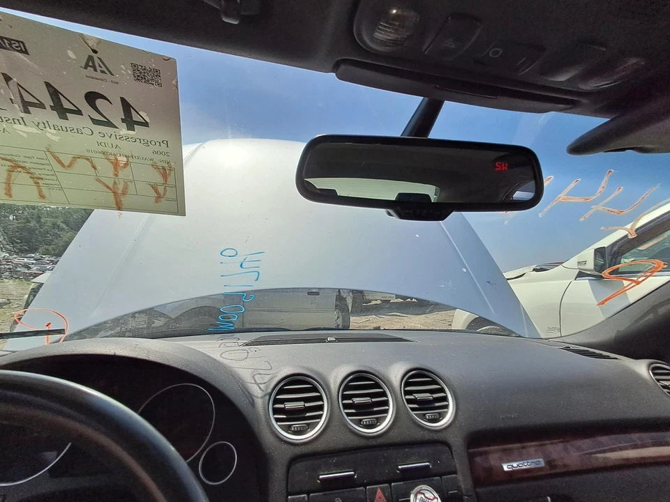 Б/у переднее центральное внутреннее зеркало заднего вида подходит для: 2006 Audi A4 Conv с автоматической коробкой передач - Изображение 1 из 4