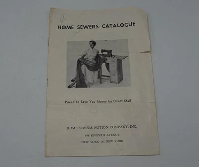 Home Sewers Notion Company Catalog Sewing Brochure 1940's - Image 1 of 4