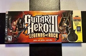 Guitar Hero 3 Legends of Rock Paquete PS3 Inalámbrico Playstation-Dongle No Funciona - Imagen 1 de 8