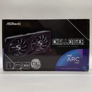 New AsRock ARC A580 CHALLENGER 8GB GDDR6 Graphics Card A580 CL 8GO - Picture 1 of 6