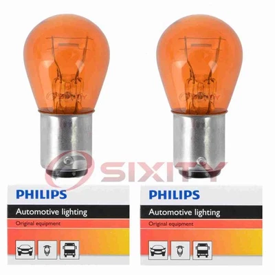 2 pc Philips Parking Light Bulbs for Pontiac 6000 Astre Beaumont Bonneville hp - Image 1 of 4
