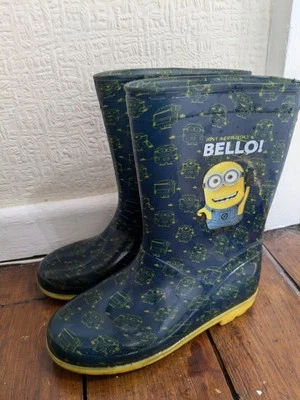 Botas de agua Despicable Me Minion talla 12,5 Foto 1 de 4
