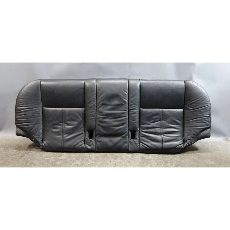 Cojín de banco inferior asiento trasero BMW E39 97-03 serie 5 sedán cuero negro OEM Foto 1 de 4