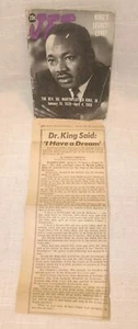 1968 Jet Magazine Martin Luther King, Jr. Legacy Edition Photos Accounts Speech - Picture 1 of 8