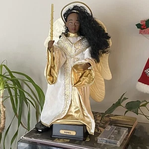 Vtg 1993 African-American Holiday Creations Sound/Animated NOEL Christmas Angel - Picture 1 of 14