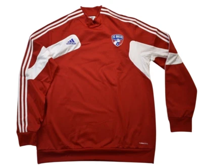 Adidas MLS Hombre F.C. Sudadera Top Entrenamiento Dallas Clima-cool Nueva con Etiquetas S Foto 1 de 4