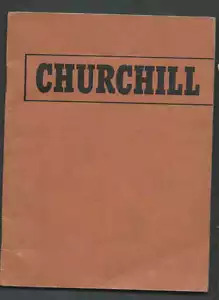 FOLLETO DE CHURCHILL CON FECHA 1939-41 CON 19 FOTOS Y CITAS DE DISCURSOS 36 PGS - Imagen 1 de 3