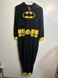 batman lego boys long sleeve hooded sleeper one piece size large - Picture 1 of 6