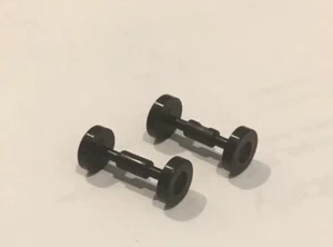 LEGO Pair of Black Skate Board Wheels - Picture 1 of 1
