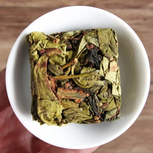 Mini ladrillo de té Zhang Ping Shui Xian China Fujian Shui Hsien Oolong té 250 g - Imagen 1 de 9