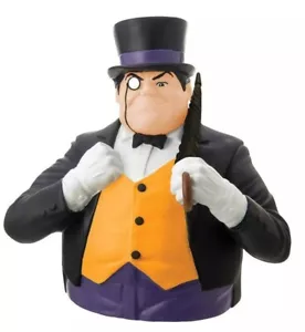 DC Comics Figurine Buste Le Pingouin 20CM Buste Tirelire Pingouin Batman - Foto 1 di 1