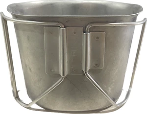 Original US Military Issue Stainless Steel Canteen Cup Made in USA Authentic - Picture 1 of 3