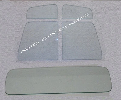 1956 Ford Pickup F100 Glass Vent Door Rear Back Set Clear - Image 1 of 3