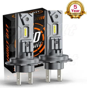 For Honda Silver Wing 600 Motorcycle LED Headlight H7 6000K Bright White Bulbs - Picture 1 of 14