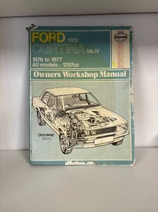 FORD CORTINA MK4, 1976-77 HAYNES MANUAL DE TALLER NUEVO,,1300CC,4 CILINDROS B27 - Imagen 1 de 3