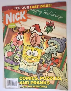 NICK MAGAZINE December/January 2010 [Nickelodeon, Spongebob, Last issue. - Picture 1 of 12