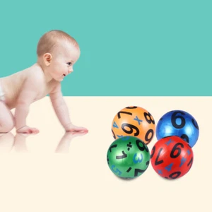 4 PCS Aufblasbarer Spielzeugball Kind Baby Zahl Kinderspielzeugball - Bild 1 von 11
