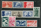 FRANCE 1935+ 11 VALUES TO 200F MAINLY MNH