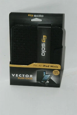 Solo Vector Slim Case for iPad Mini, Vinyl Tablet Case - Image 1 of 2