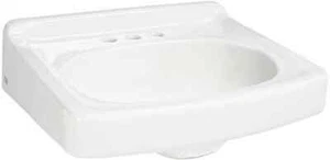 Zurn 19-1/2" Rectangular Vitreous China Wall Mounted Bathroom Sink, Z5354 - Picture 1 of 5