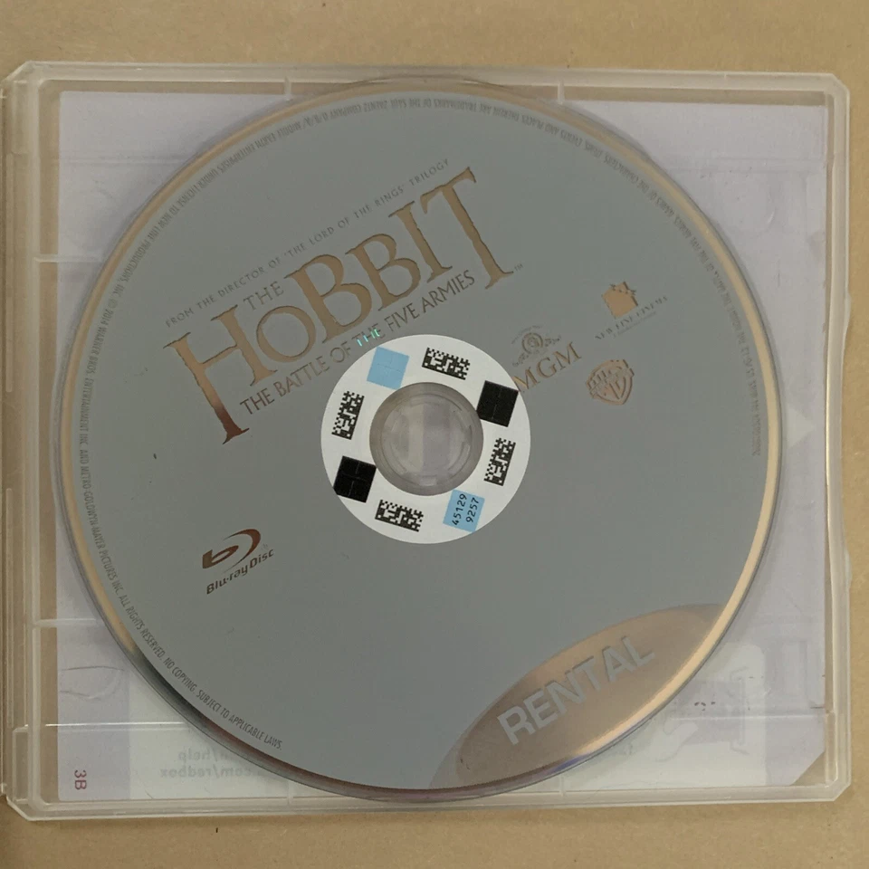 The Hobbit: The Battle of the Five Armies - (Blu-ray, 2014) - prior rental - Image 1 of 1