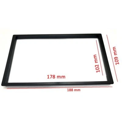 Cornice finitura mascherina per autoradio 2 DIN 178 x 102 mm  cornicetta per rad - Immagine 1 di 2
