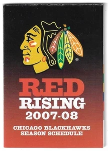 2007-08 Chicago Blackhawks NHL Hockey Schedule !!! Verizon Wireless - Picture 1 of 2