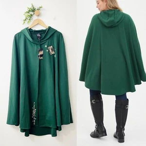 Torrid NWT Green Disney Hocus Pocus Hooded Punk Gothic Cape Coat Plus Size 3/4 - Picture 1 of 9