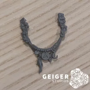 Warhammer 40k Koot Bits | Krootox Rider | Mount Sigil Necklace - Foto 1 di 1