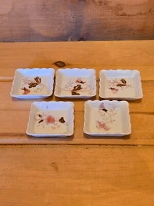 5 Leonard Butter Pats with Small Chips That Are Hard to See. Look at My Photos - Picture 1 of 12