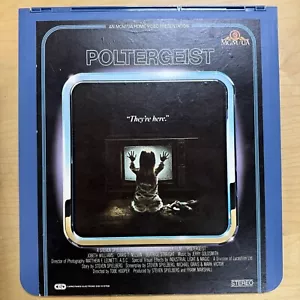 Vintage 1982 “Poltergeist” Horror CED Videodisc MD100165 Steven Spielberg MGM - Picture 1 of 2