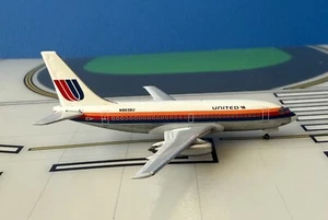 United Boeing 737-200 N9038U 1980s Saul Bass 1:400 scale diecast Aeroclassics - Picture 1 of 1