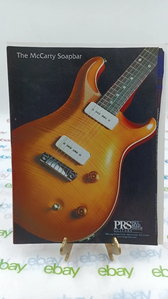  PRS McCARTY GUITARRA REVISTA ANUNCIO IMPRESO Guitarra Paul Reed Smith  Foto 1 de 1