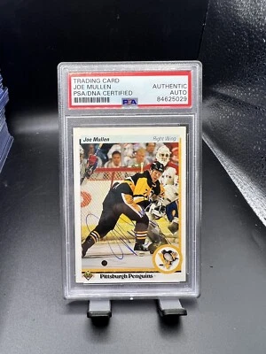 1990-91 Upper Deck JOE MULLEN PSA/DNA Auto - Image 1 of 2