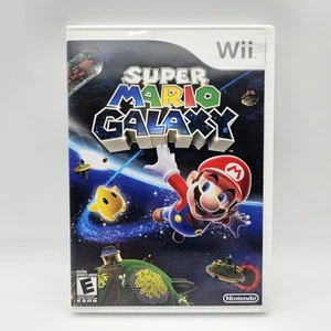 Super Mario Galaxy (Nintendo Wii, 2007) Complete with Manual CIB - Picture 1 of 4