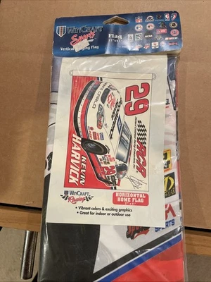 Bandera NASCAR Kevin Harvick 27 por 41 Win craft Inc Horizontal Home Flag #29 Foto 1 de 4