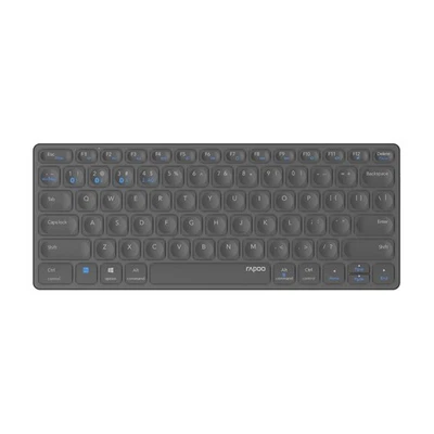 Rapoo Kabellose Multimodus Tastatur "E9600M", DE-Layout, grau - Bild 1 von 4