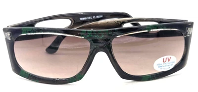 Vintage Women's Green marble SUNGLASSES, Value quality, NOS, 1980s, Taiwan - Image 1 of 4